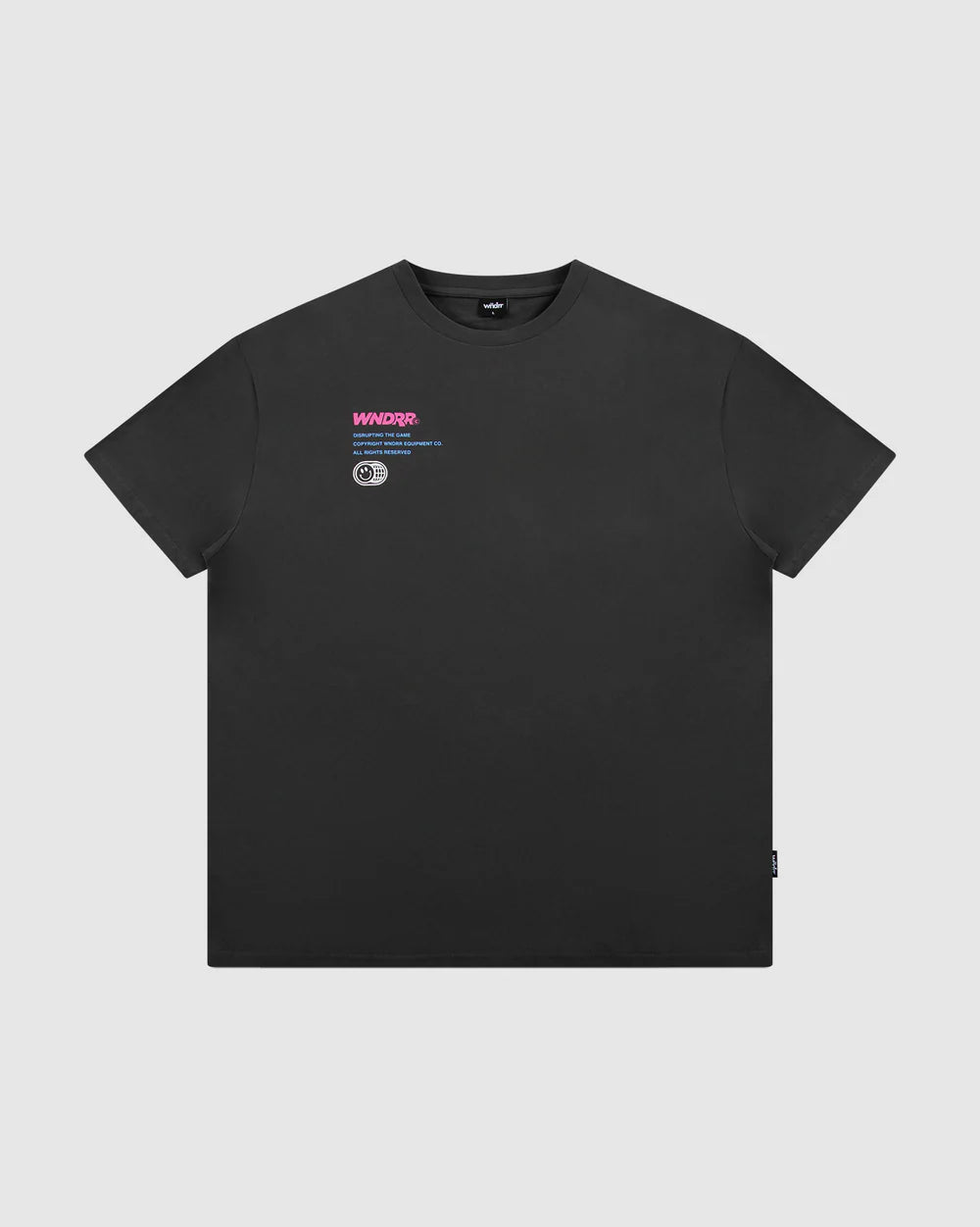 OBSCURE BOX FIT TEE FADED BLACK