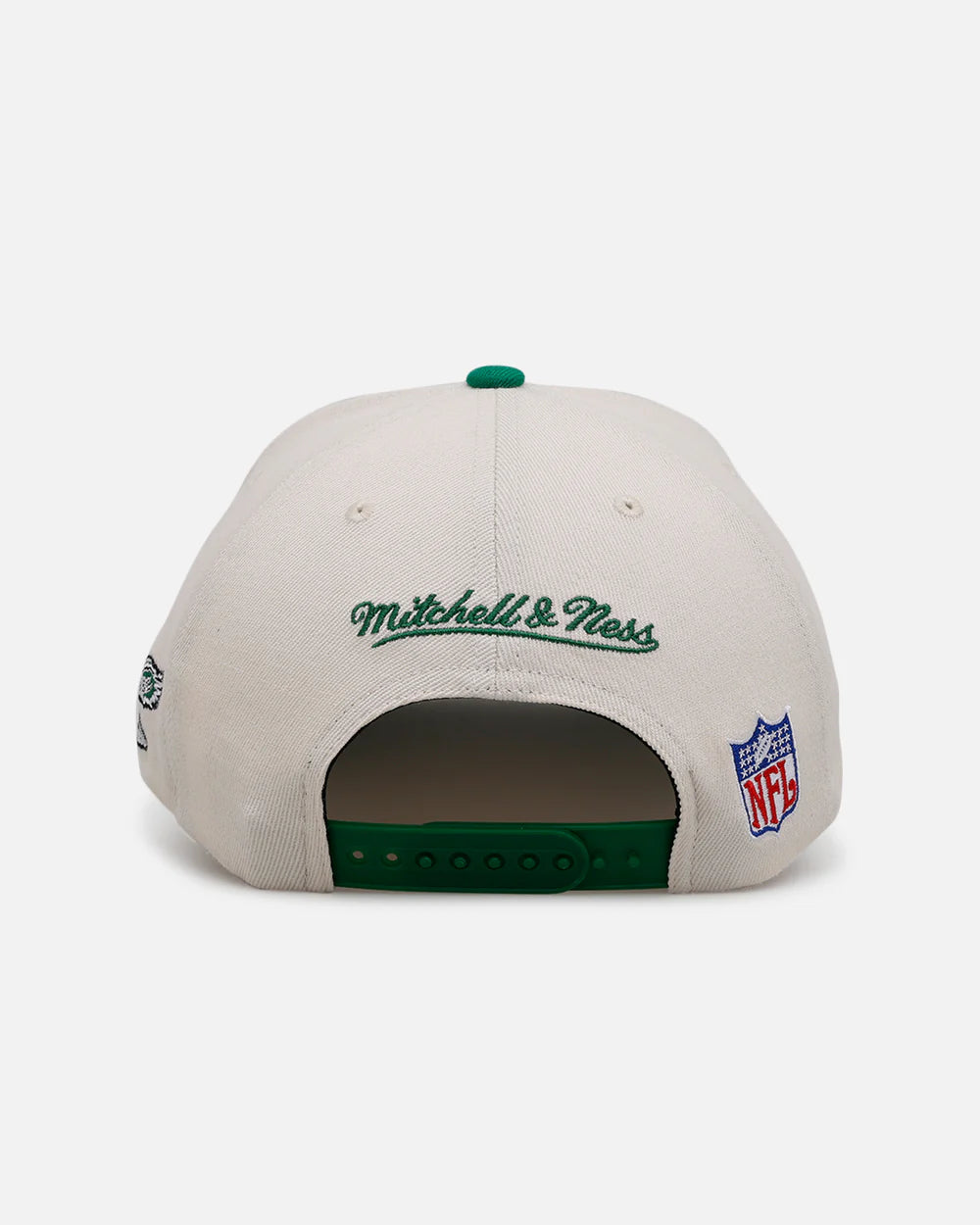 Philadelphia Eagles Team Arch Flex110 Snapback - Cream/Green
