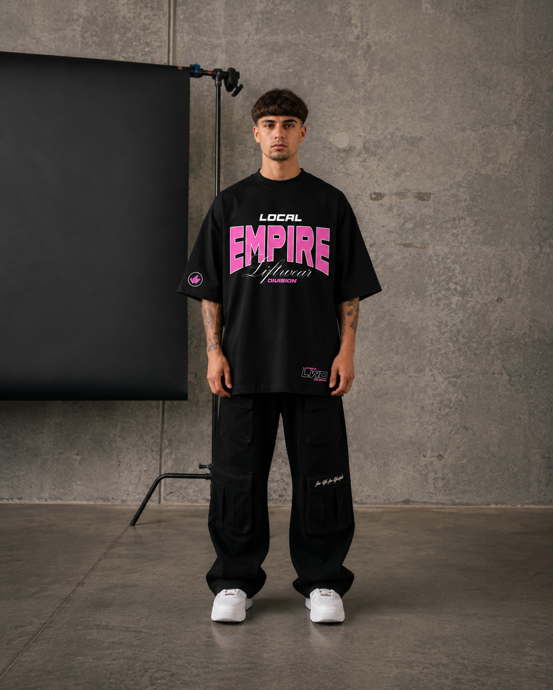 LWD Local Liftwear Division OS Tee - Black