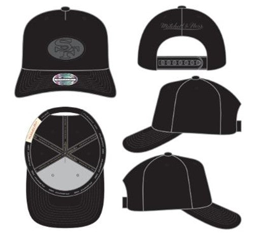 San Fran 49ers Flex110 Snapback - Black/Black