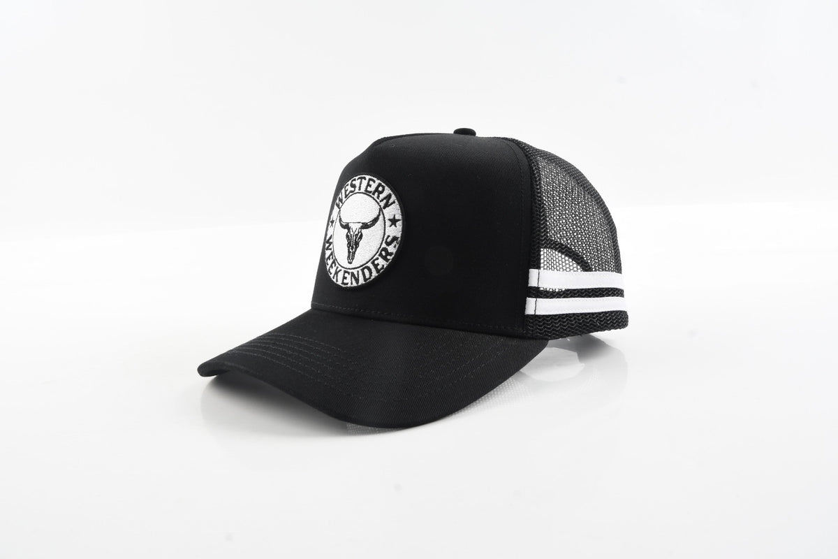 Western Weekender Bull Trucker Black