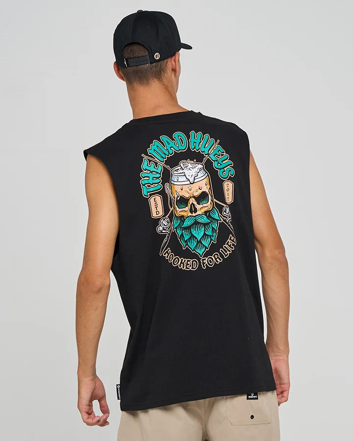 FROTHIN HOOKED FOR LIFE MUSCLE BLACK