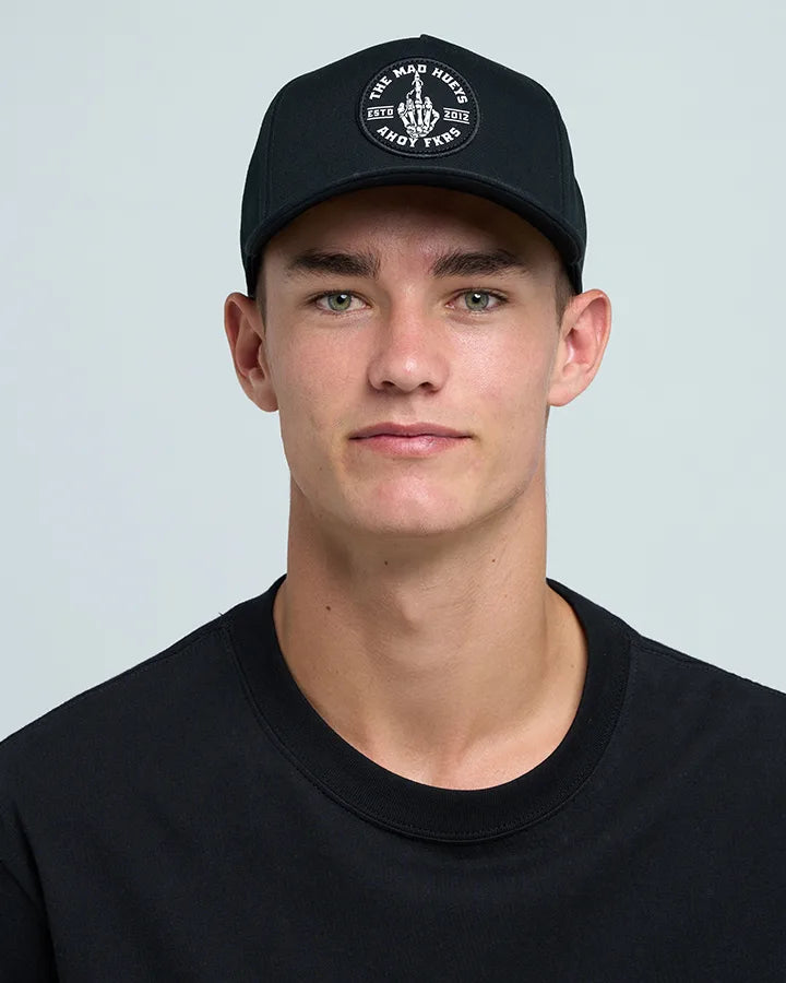 FKRS AHOY | TWILL SNAPBACK - BLACK-OSFM