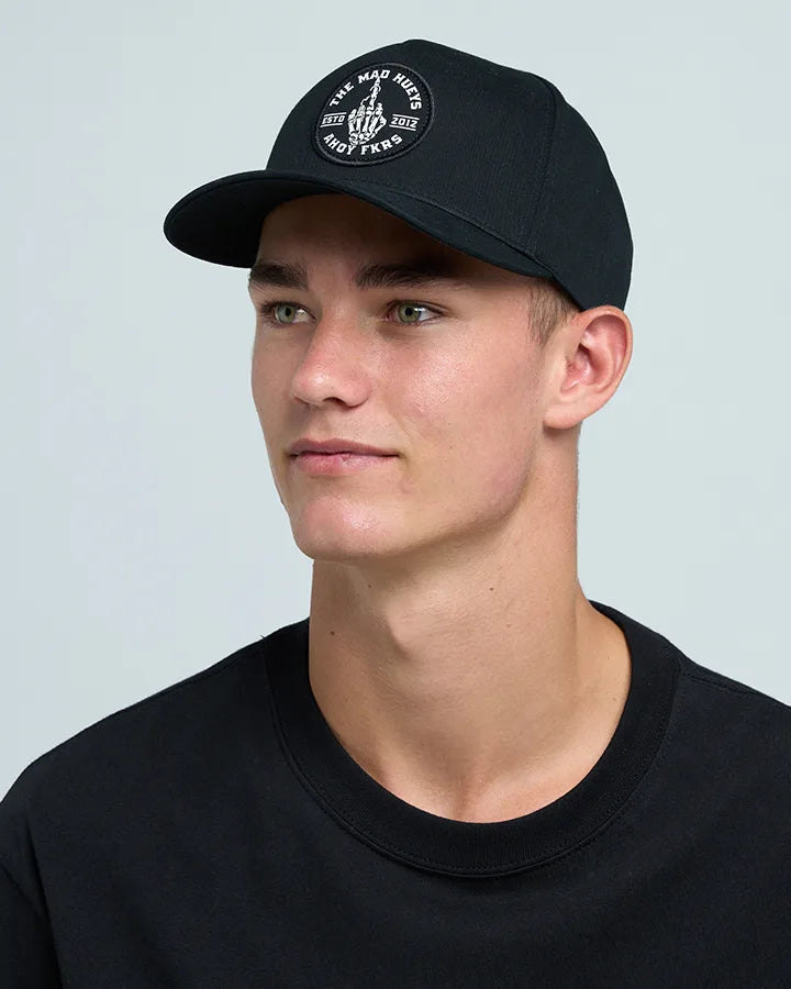 FKRS AHOY | TWILL SNAPBACK - BLACK-OSFM