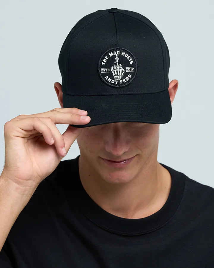 FKRS AHOY | TWILL SNAPBACK - BLACK-OSFM