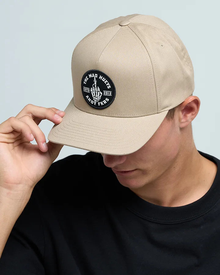 FKRS AHOY | TWILL SNAPBACK - TAN-OSFM