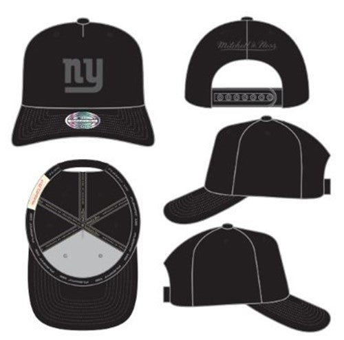 New York Giants Flex110 Snapback - Black/Black