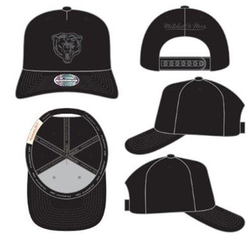 Chicago Bears Flex110 Snapback - Black/Black