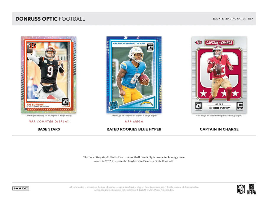 2025 Panini Donruss Optic Football Blaster Box