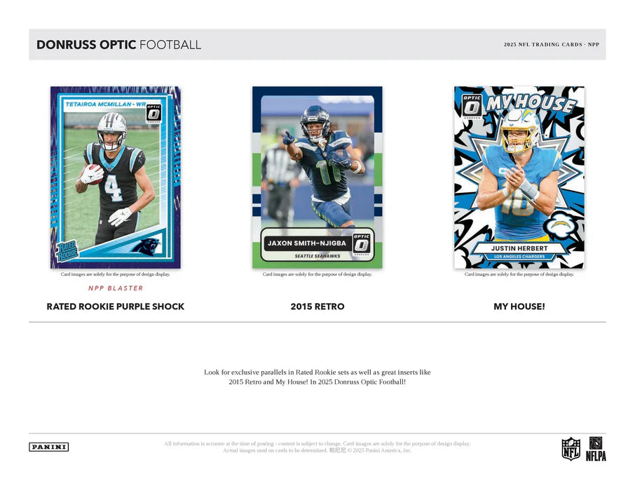 2025 Panini Donruss Optic Football Blaster Box