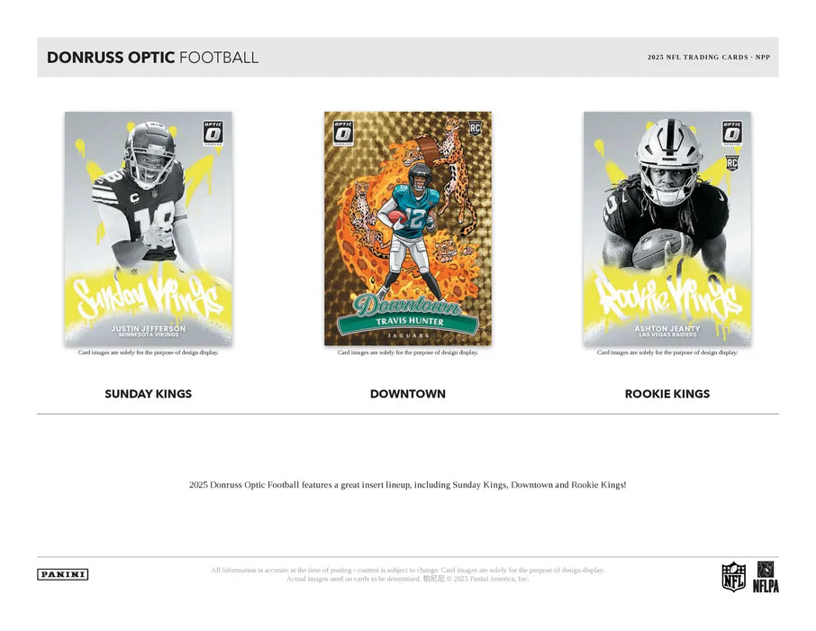 2025 Panini Donruss Optic Football Blaster Box