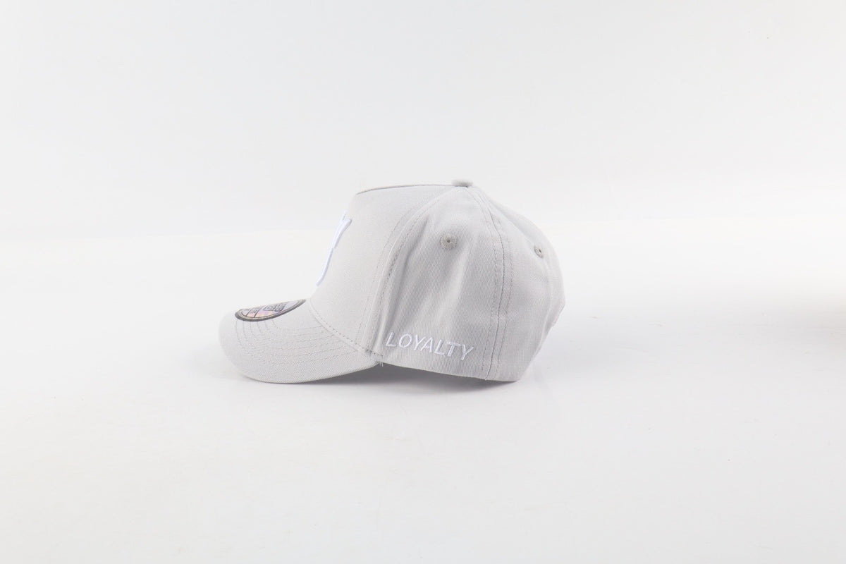 NS INFANT Aframe Light Grey White Snapback
