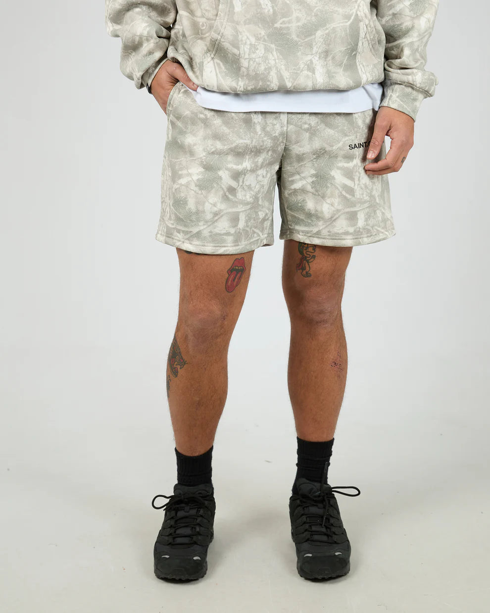 TREE CAMMO FLEECE SHORT