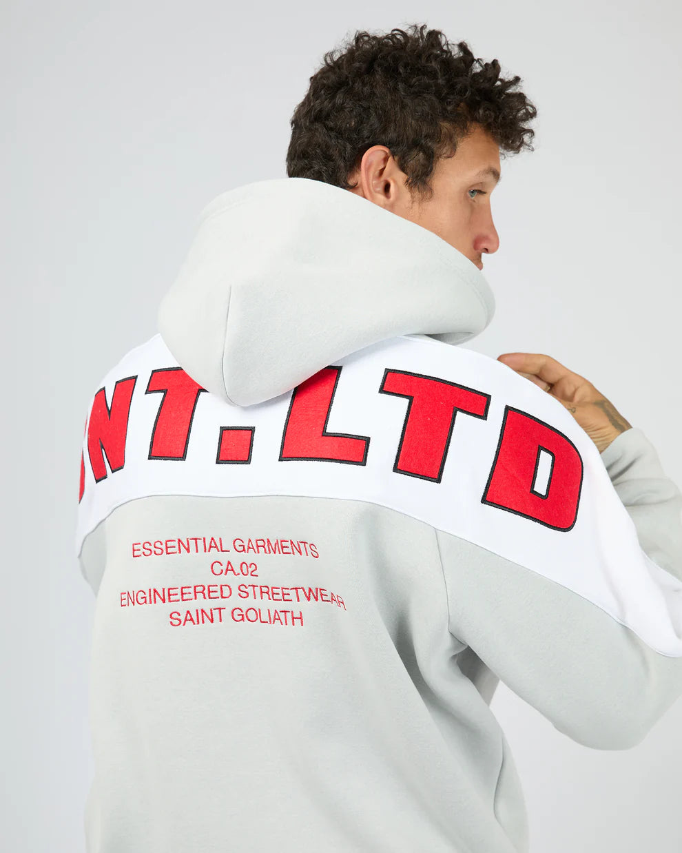 PRO BOLD HOODIE GREY