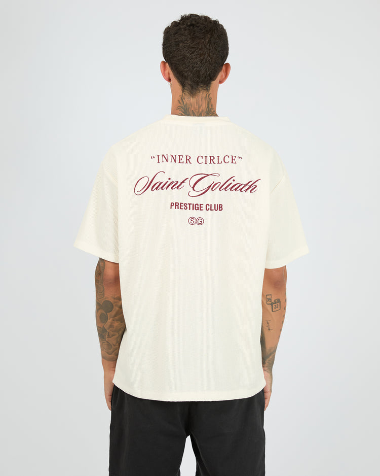 INNER CIRCLE TEE VINTAGE WHITE