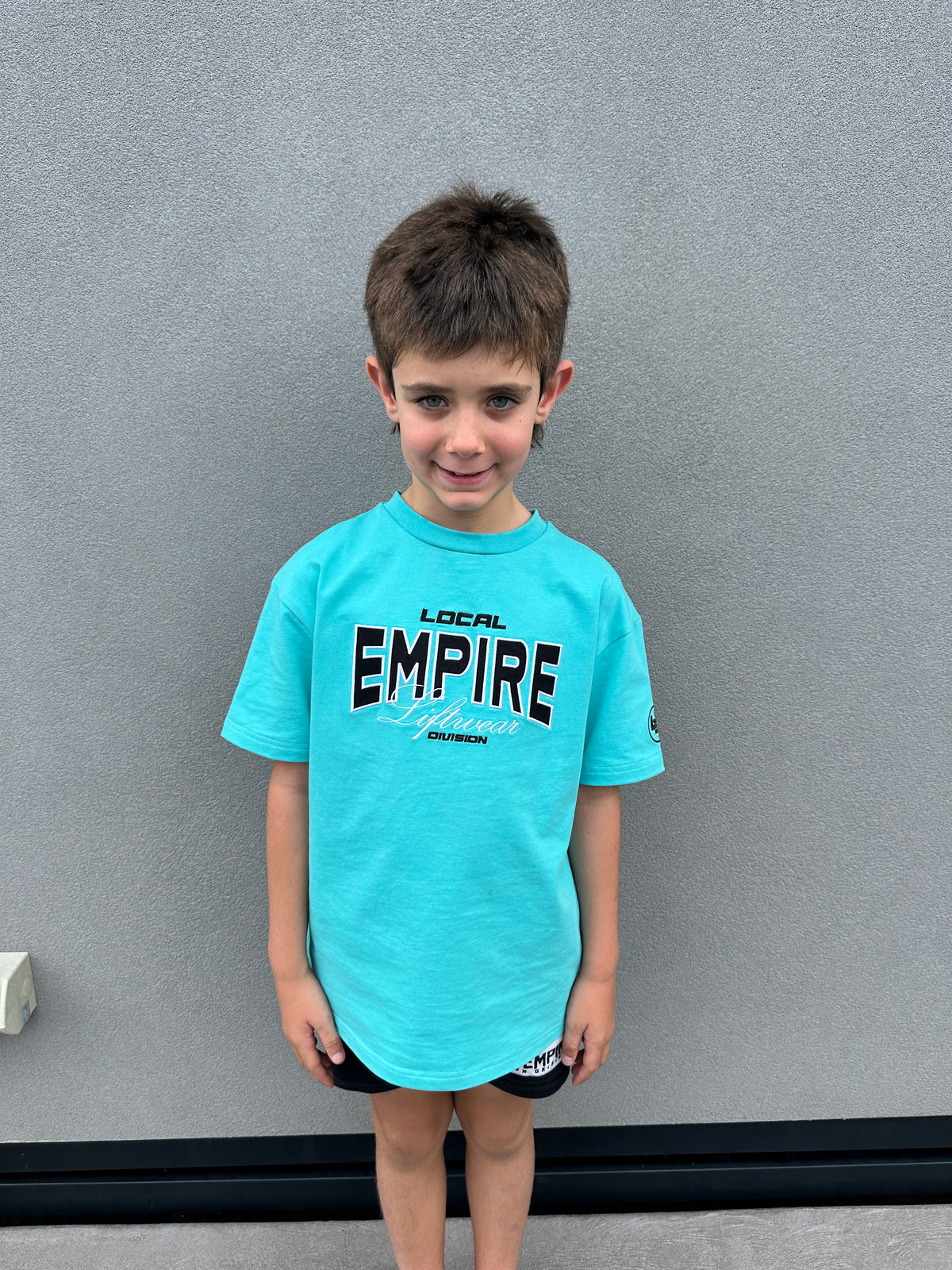 KIDS LWD Local Liftwear Division OS Tee - Tiffany Blue