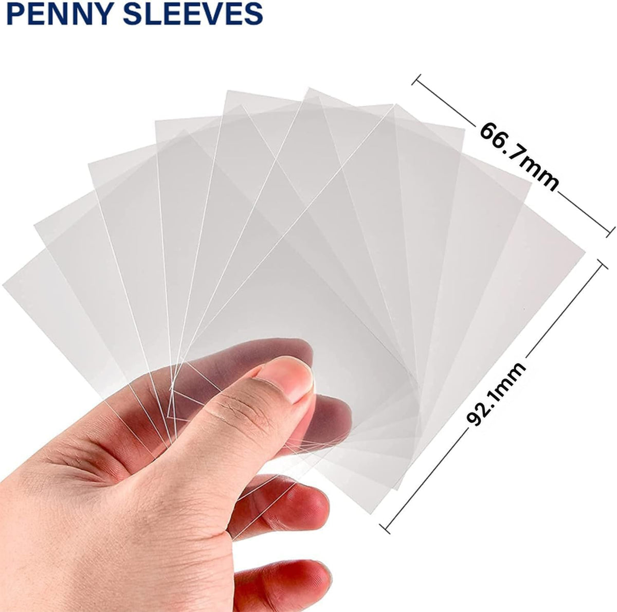 Yotsuba Penny Sleeves for Trading Cards - Ultra Clear Regular Soft Sleeves Protector for Basketball Cards, Football Cards