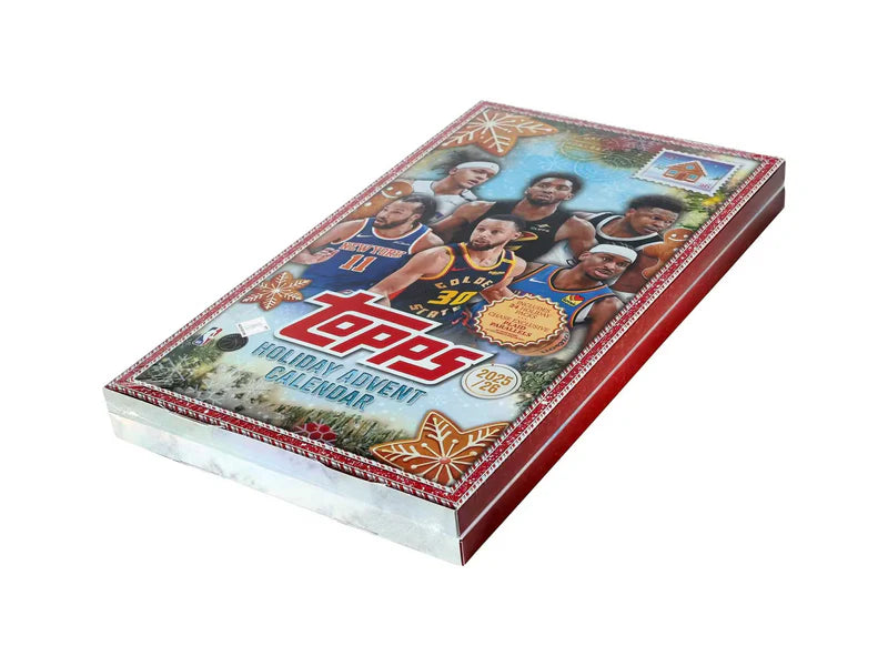 2025/26 Topps NBA Holiday Basketball Trading Card Advent Calendar Box Sealed (24 packs)