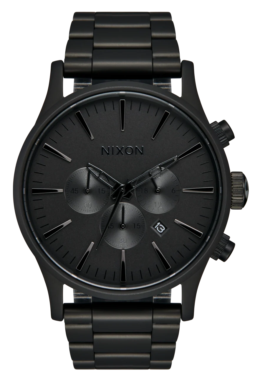 Sentry Chrono All Matte Black/Black