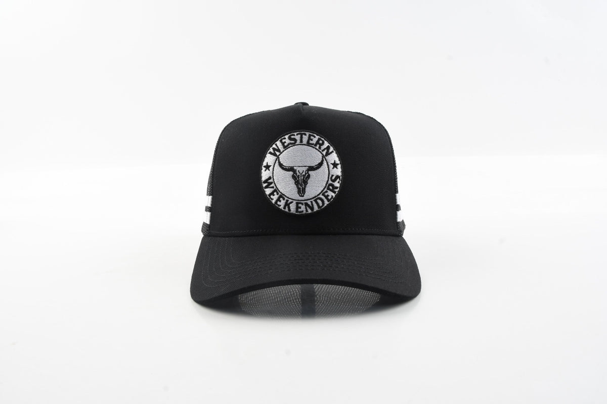 Western Weekender Bull Trucker Black