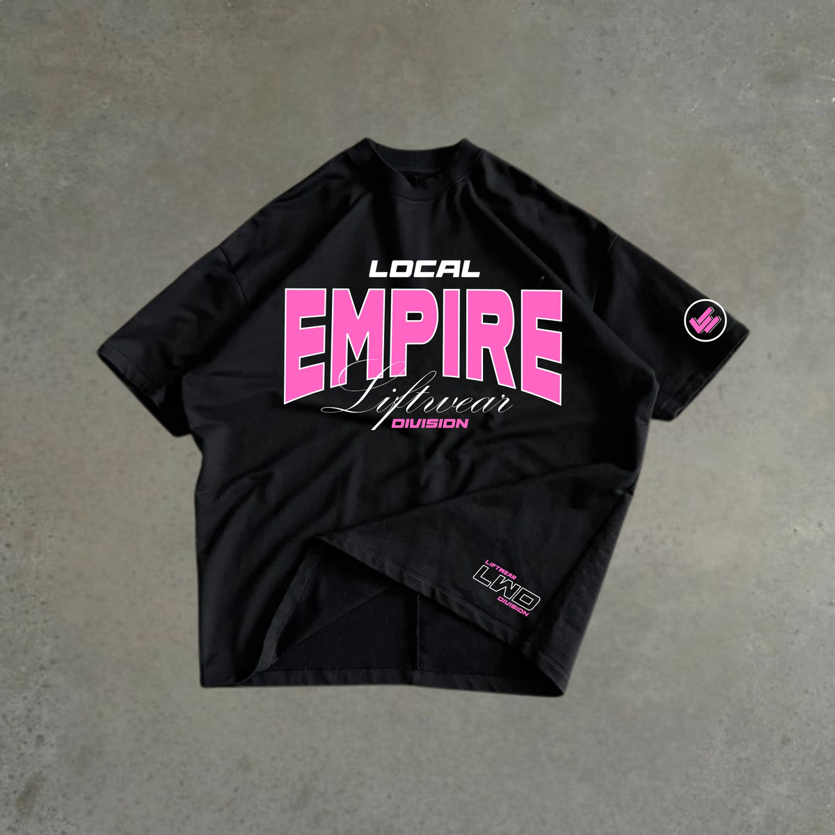 LWD Local Liftwear Division OS Tee - Black