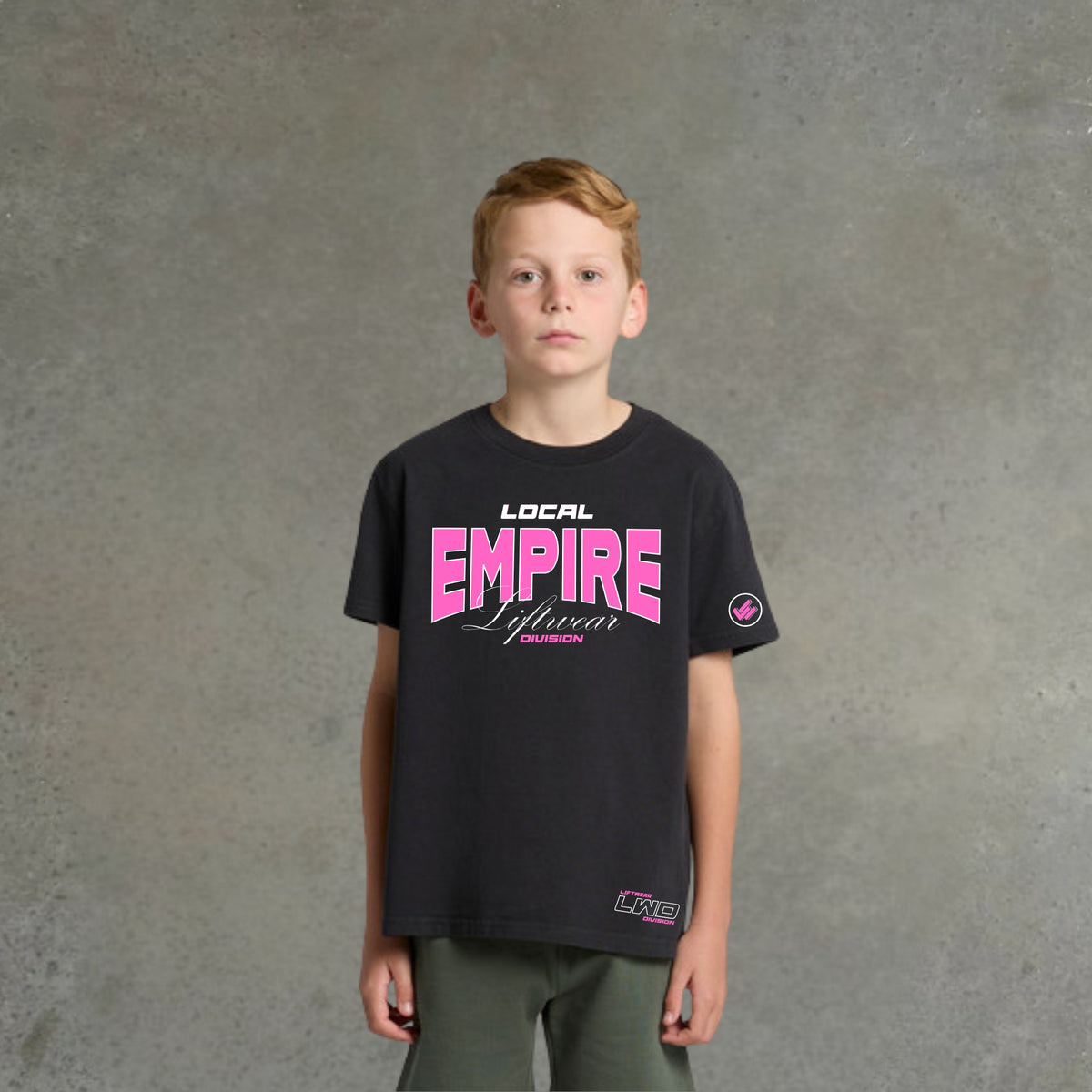KIDS LWD Local Liftwear Division OS Tee - Black