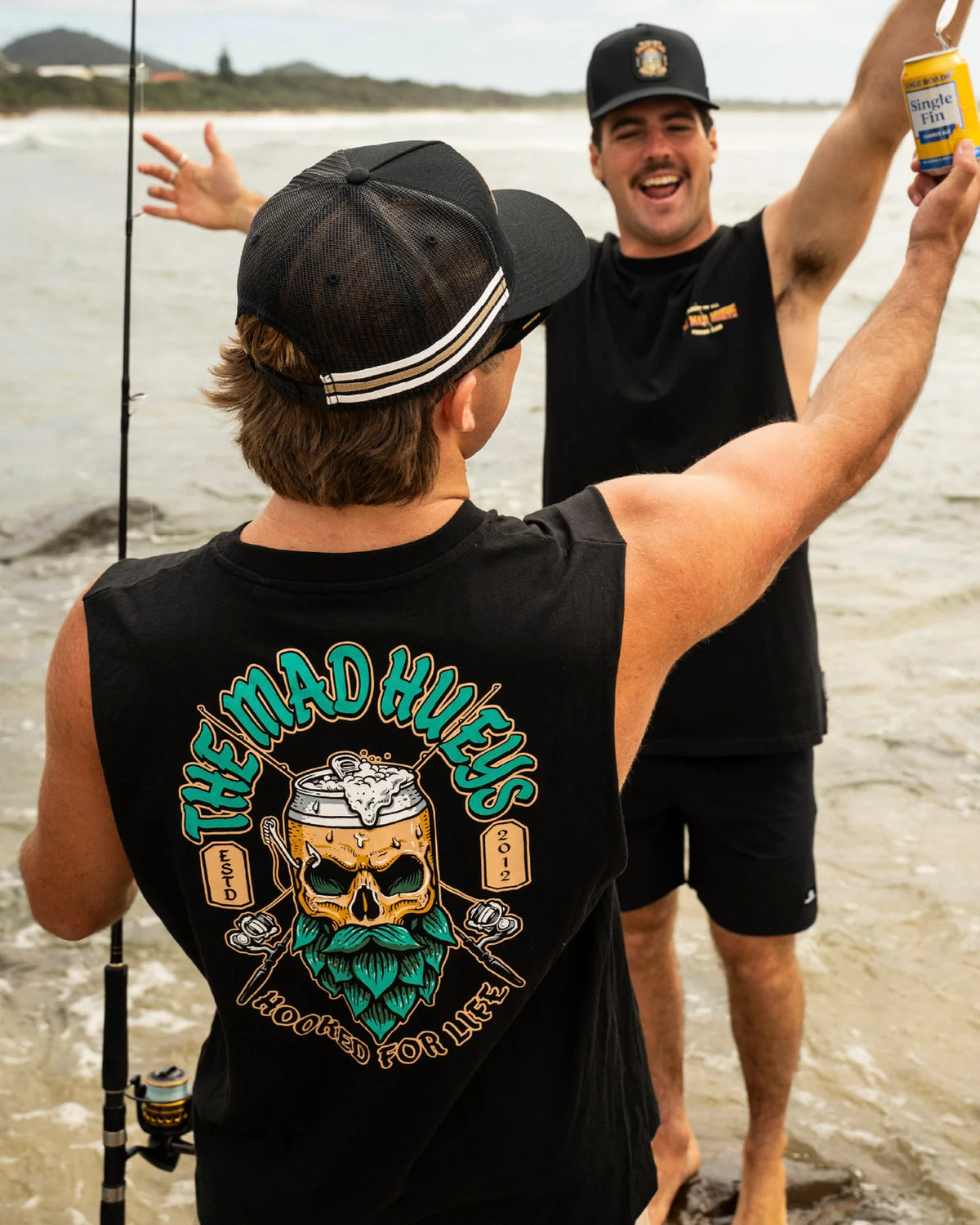 FROTHIN HOOKED FOR LIFE MUSCLE BLACK