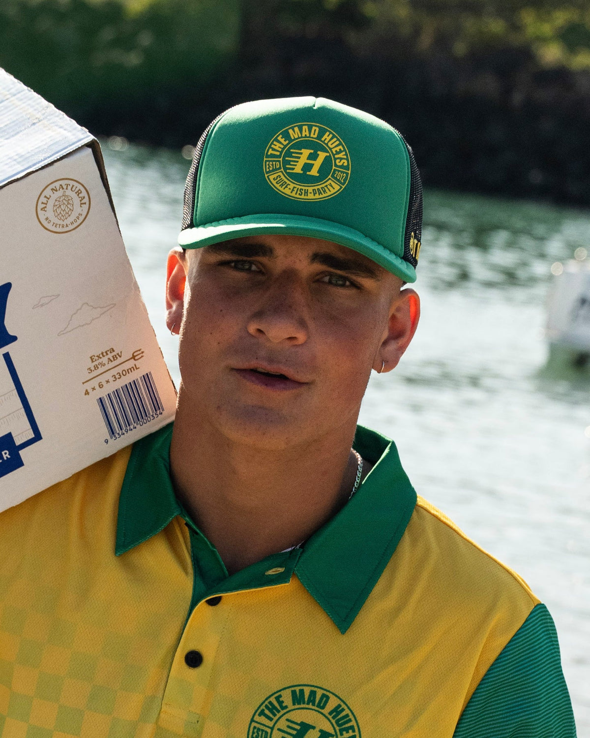 OI OI OI Foam trucker Aussie Green