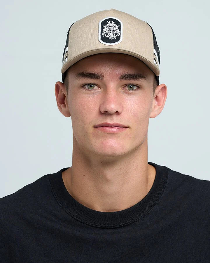 TRIPLE ANCHOR | TWILL TRUCKER - TAN-OSFM