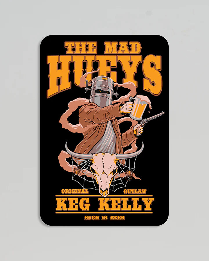 KEG KELLY SKULL STICKER