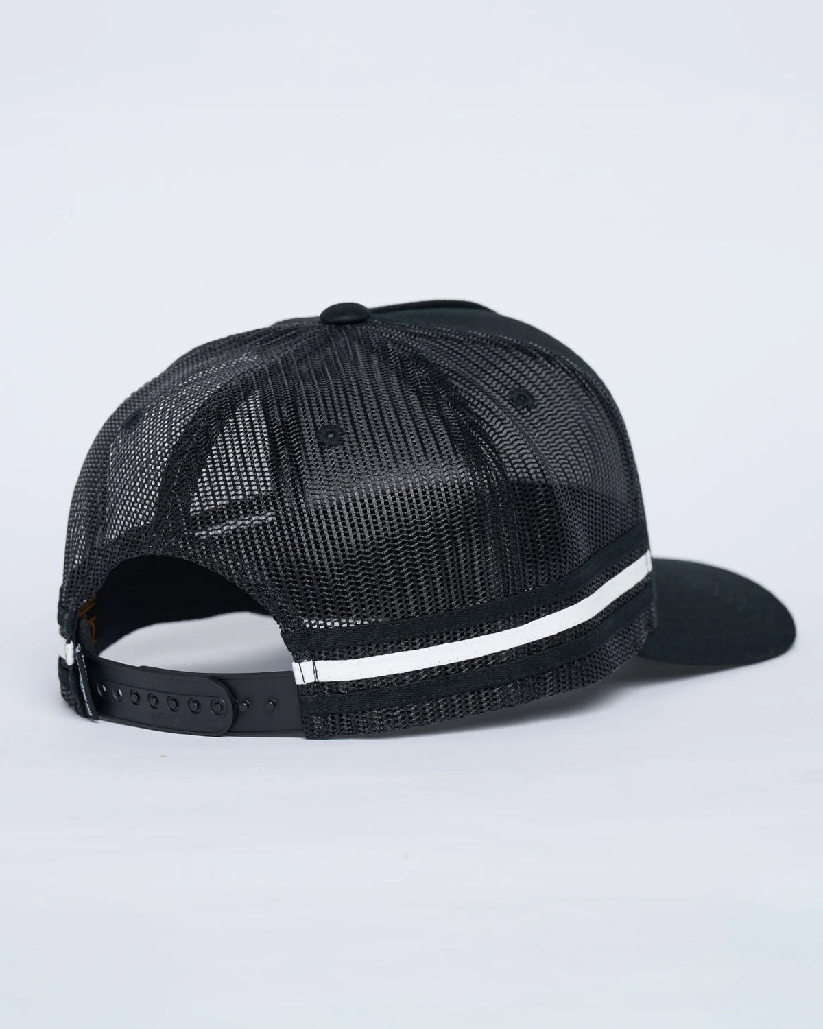 H Series Split Twill Trucker Black