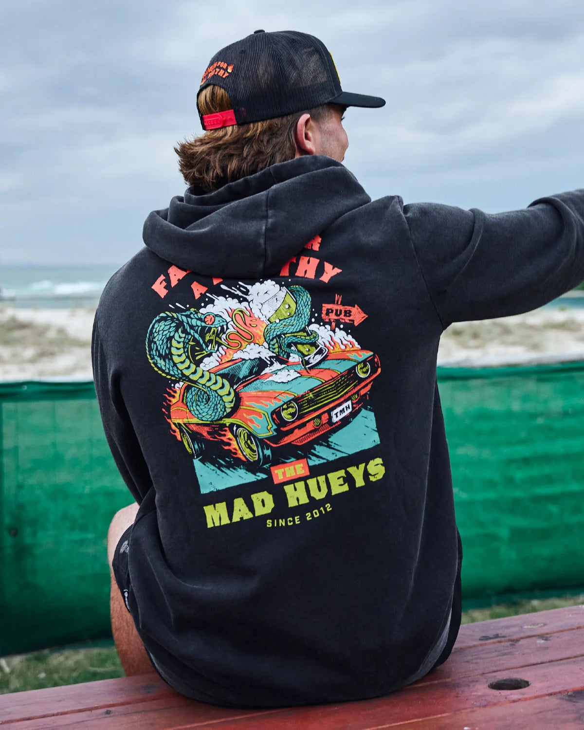 Frothy Fanging Hooded Pullover