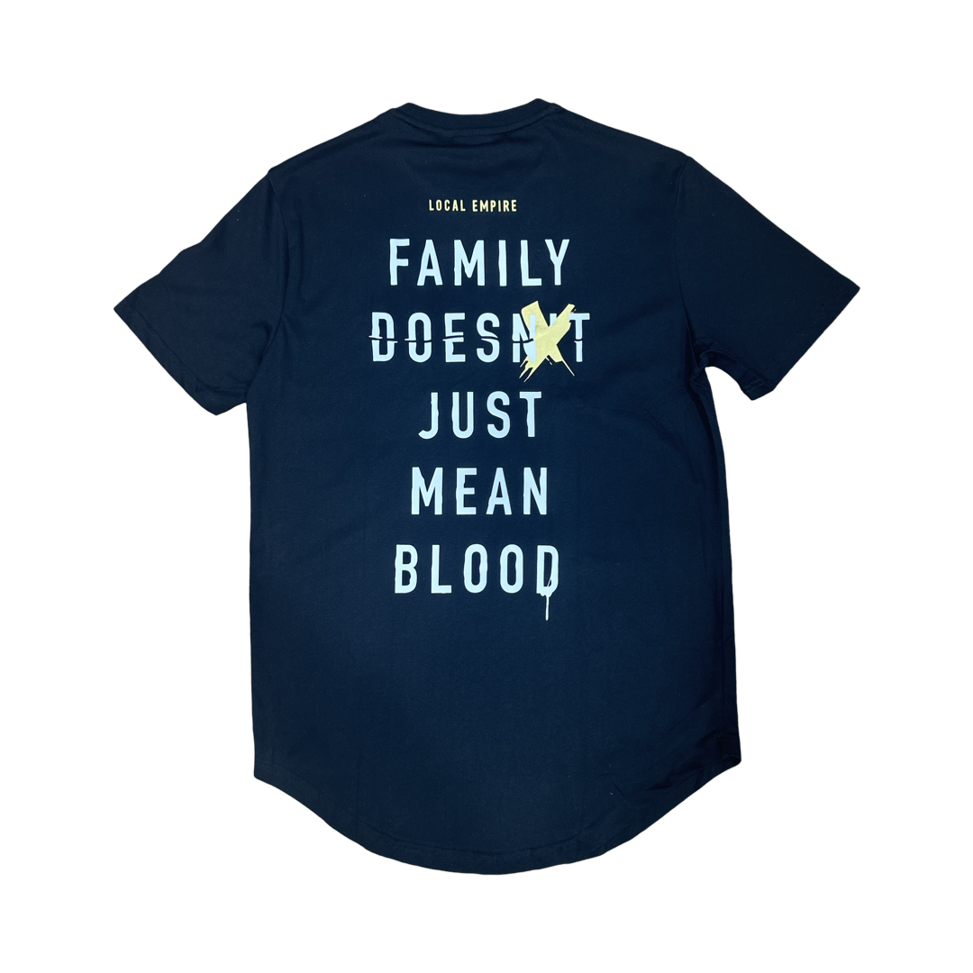 LE Family Scoop Tee Black Gold