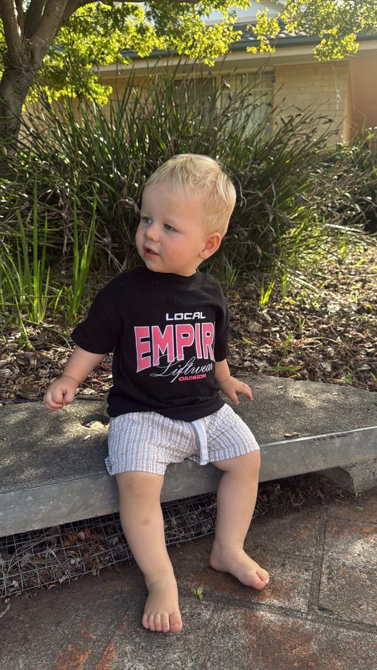 KIDS LWD Local Liftwear Division OS Tee - Black