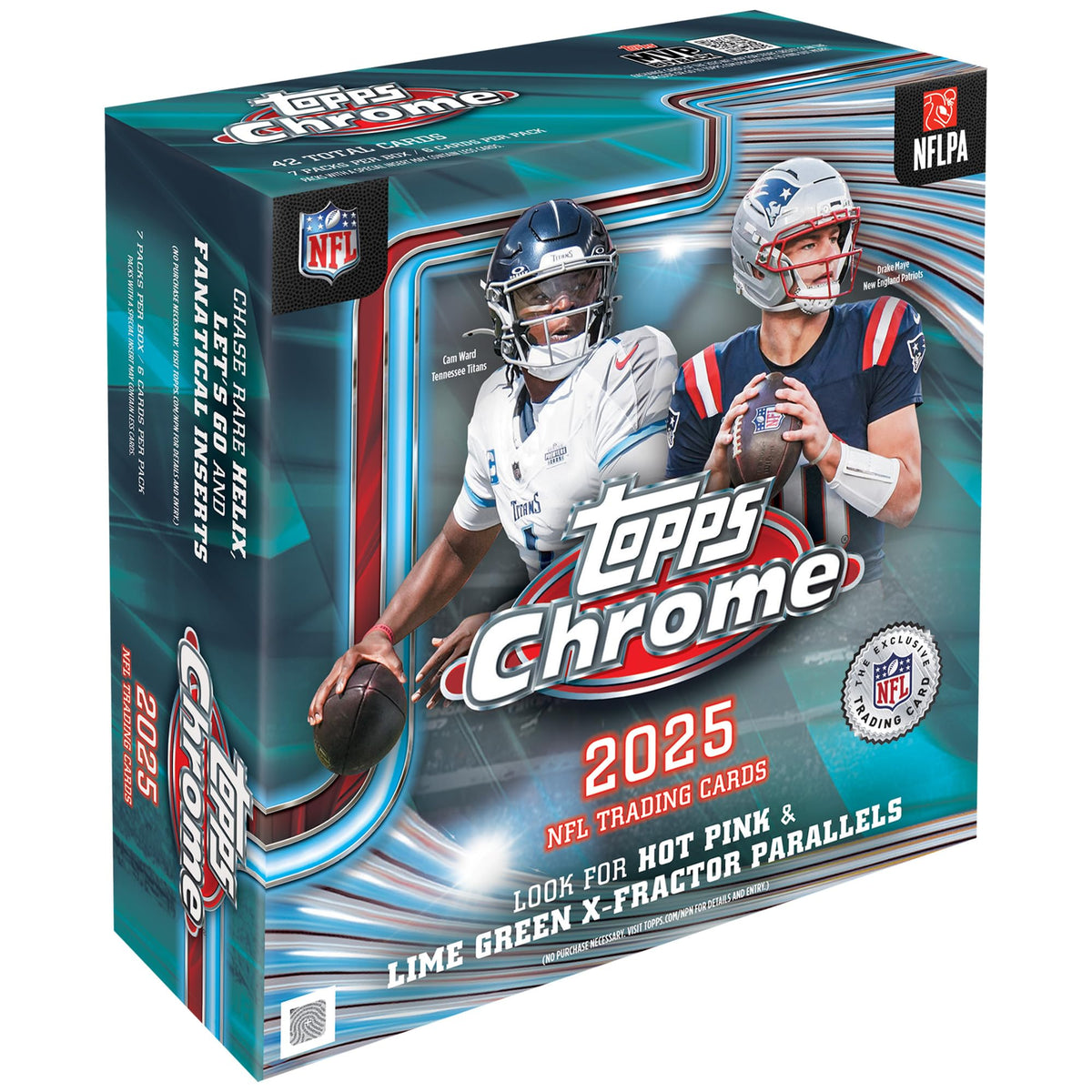 2025 Topps Chrome Football Mega Box