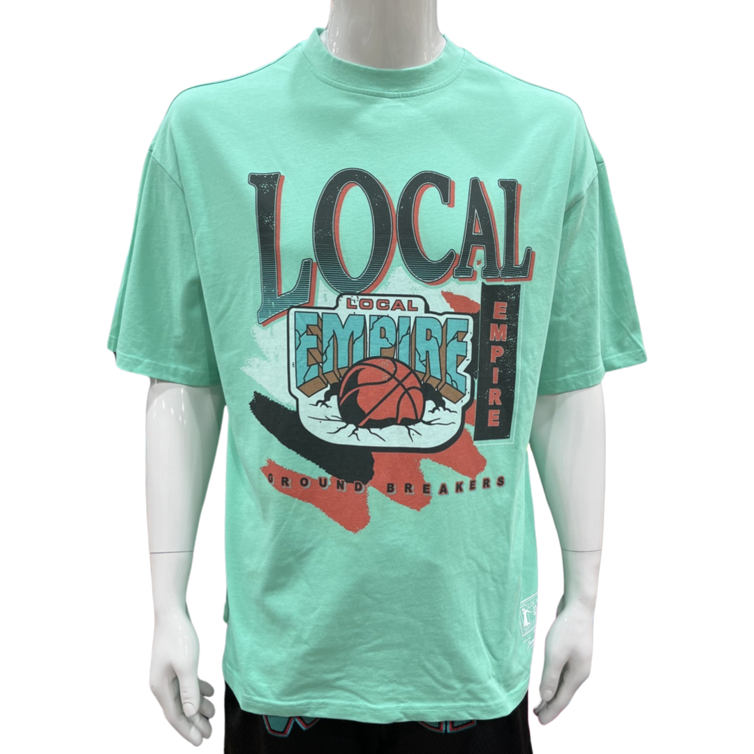 Local Ground Breakers Teal OS tee