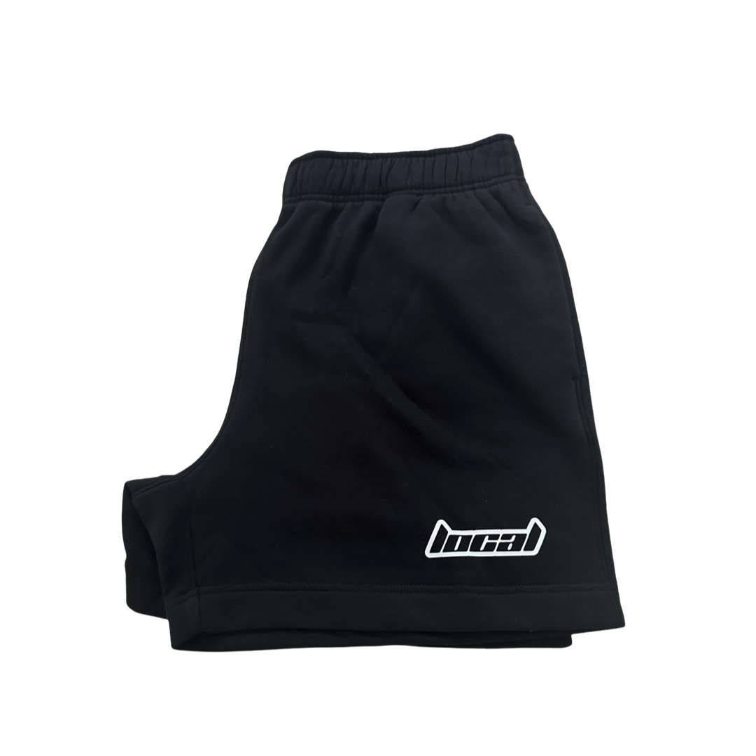 Local Relax Track Shorts 18 inch Black