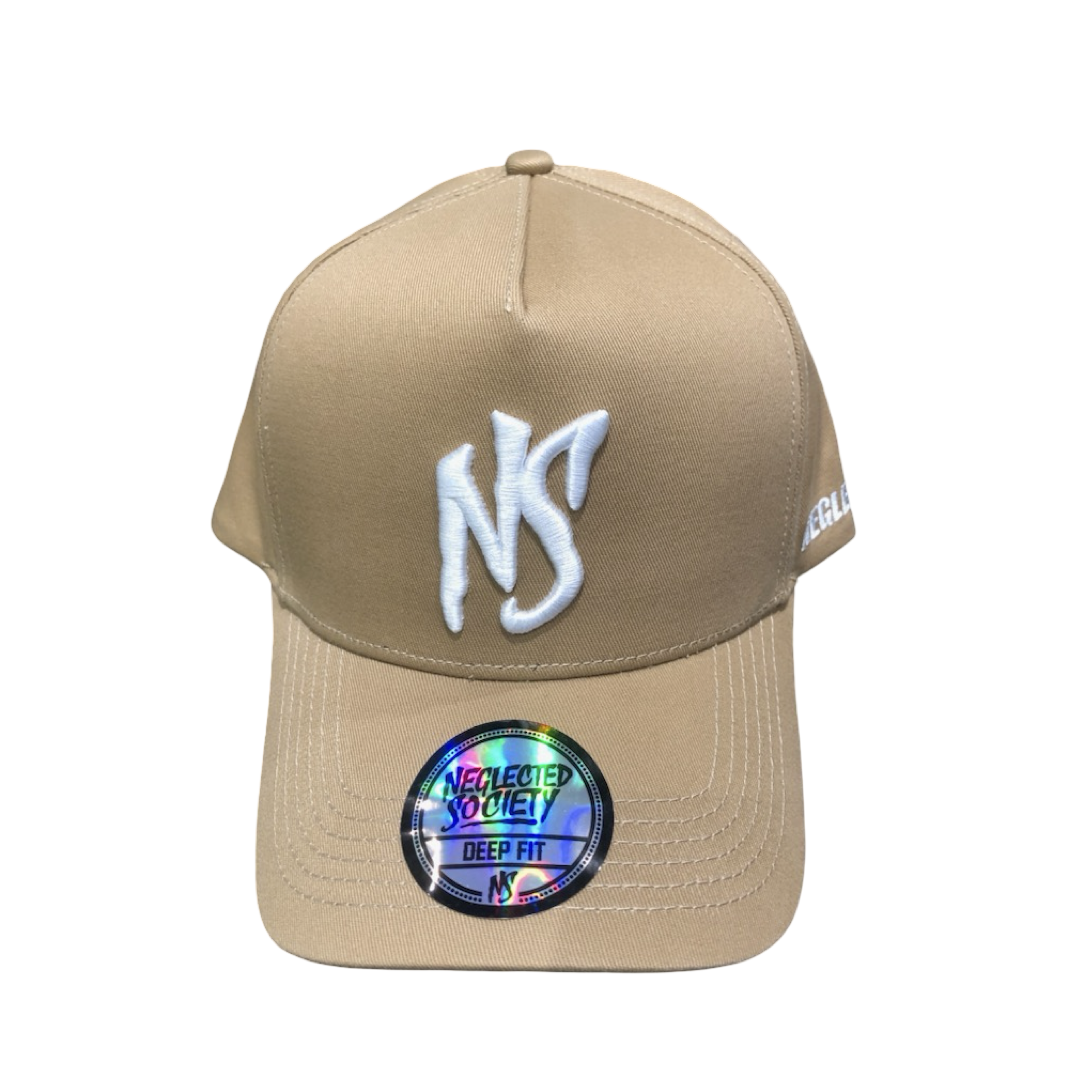NS Caramel White Aframe Fit Snapback