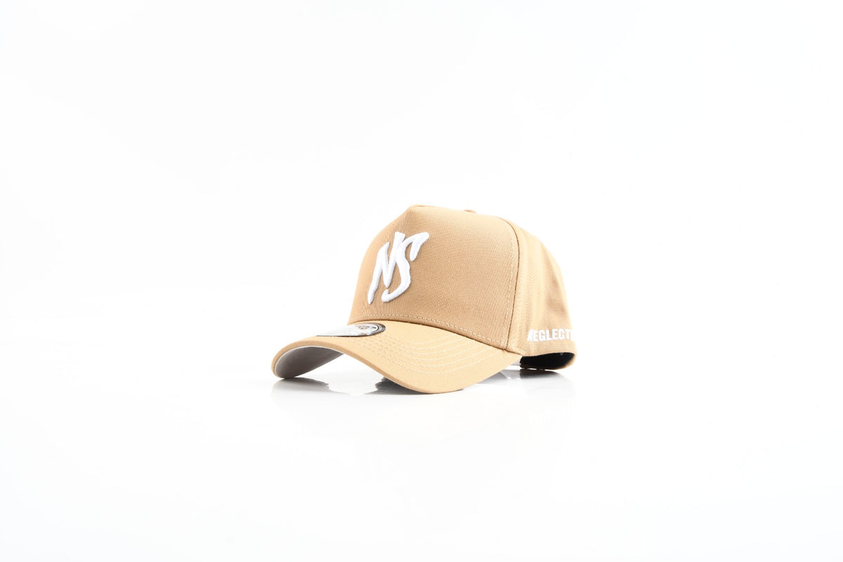 NS Caramel White Aframe Fit Snapback