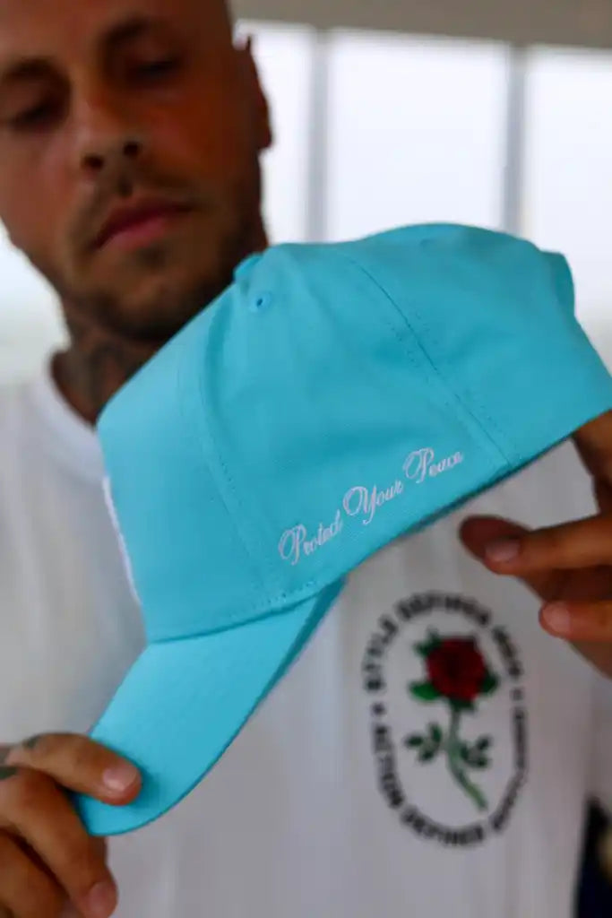 NS Aframe Teal White Snapback