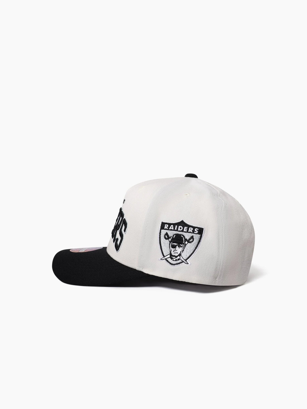 Oakland Raiders Team Arch Flex110 Snapback - Cream/Black