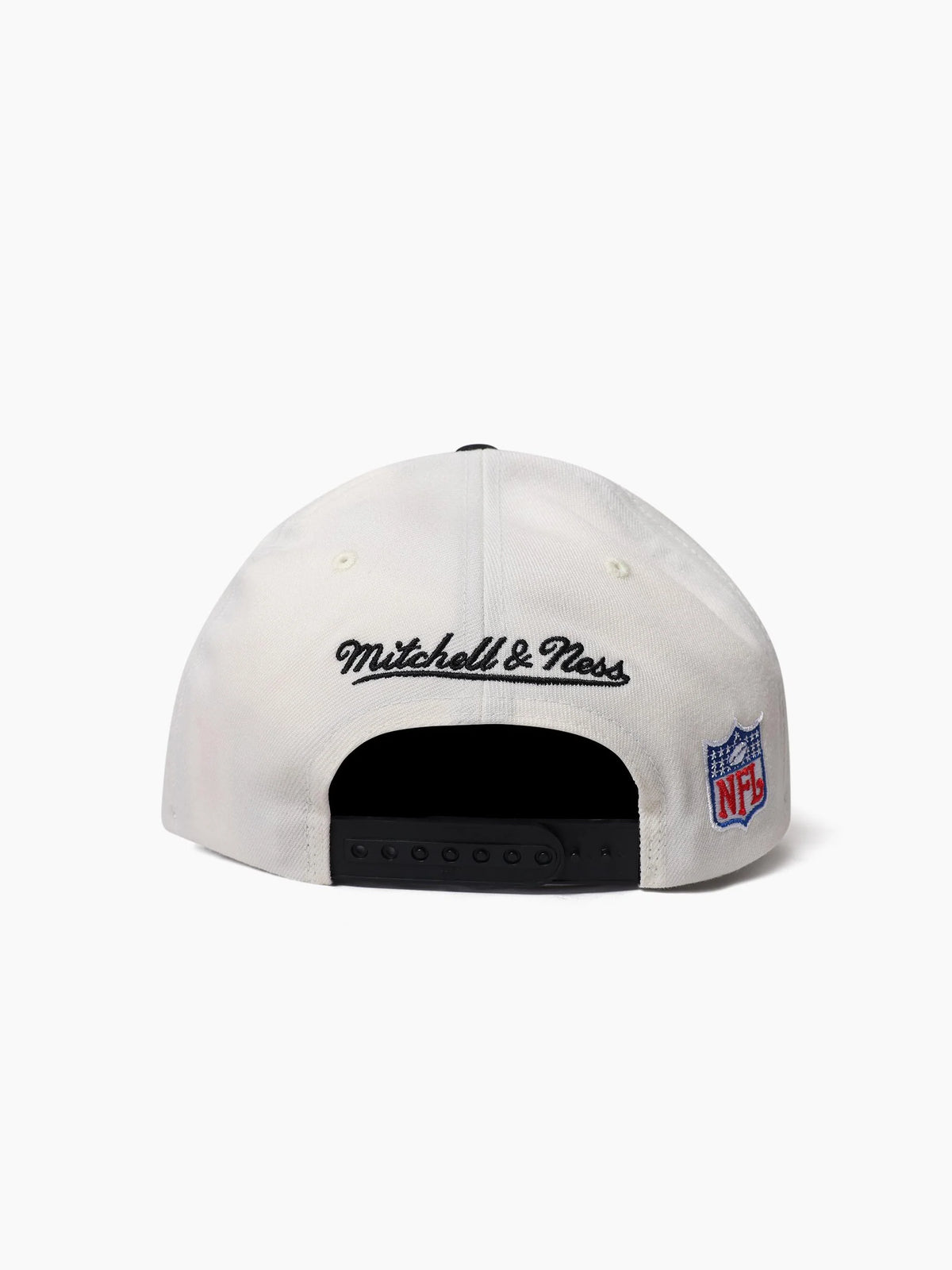 Oakland Raiders Team Arch Flex110 Snapback - Cream/Black