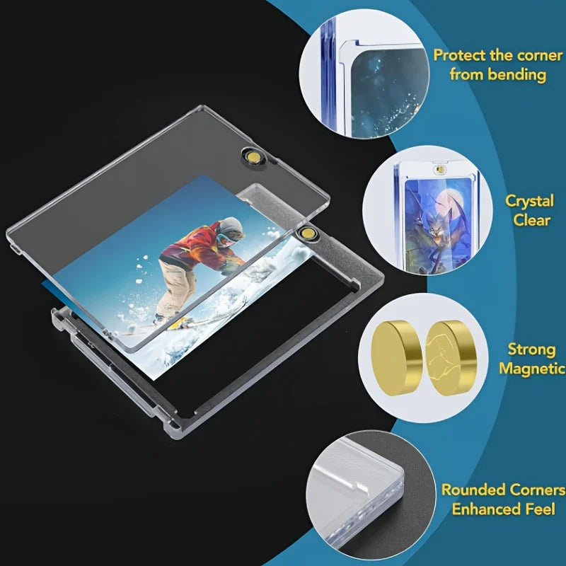 35Pt Clear Magnetic Card Holder
