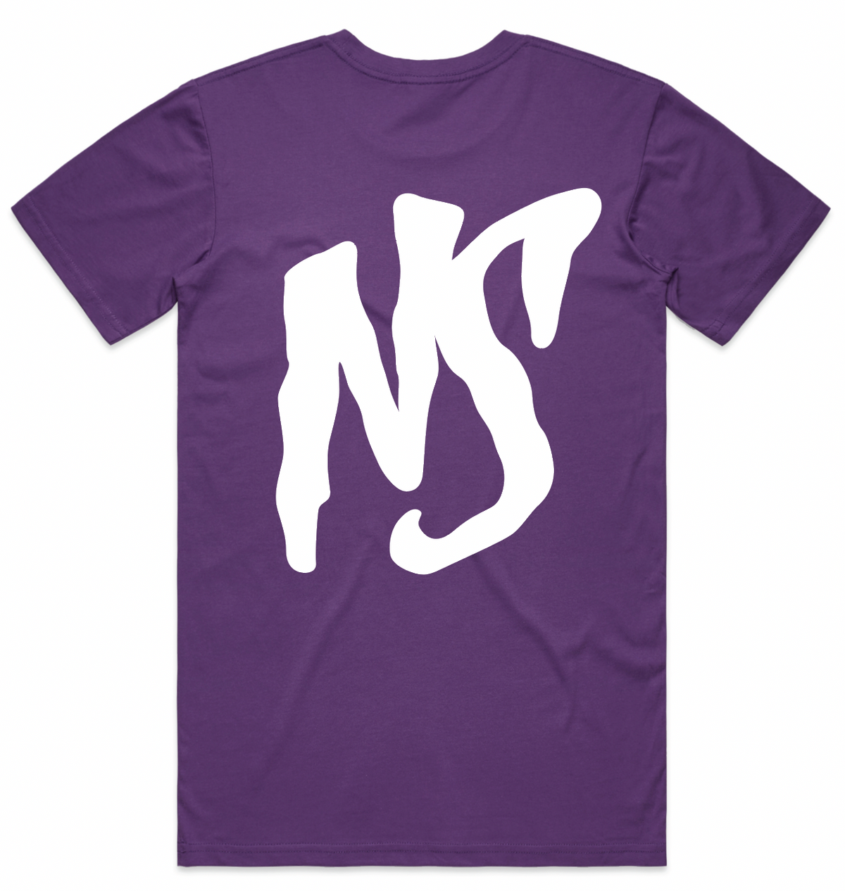NS Logo Tee Purple White