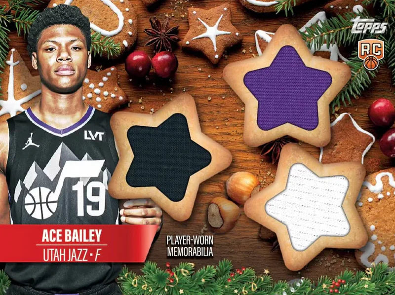 2025/26 Topps NBA Holiday Basketball Trading Card Advent Calendar Box Sealed (24 packs)