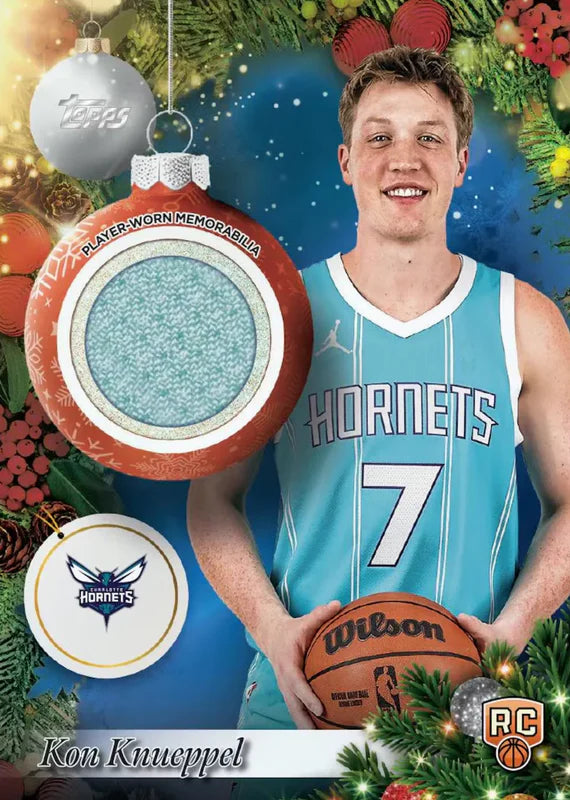 2025/26 Topps NBA Holiday Basketball Trading Card Advent Calendar Box Sealed (24 packs)