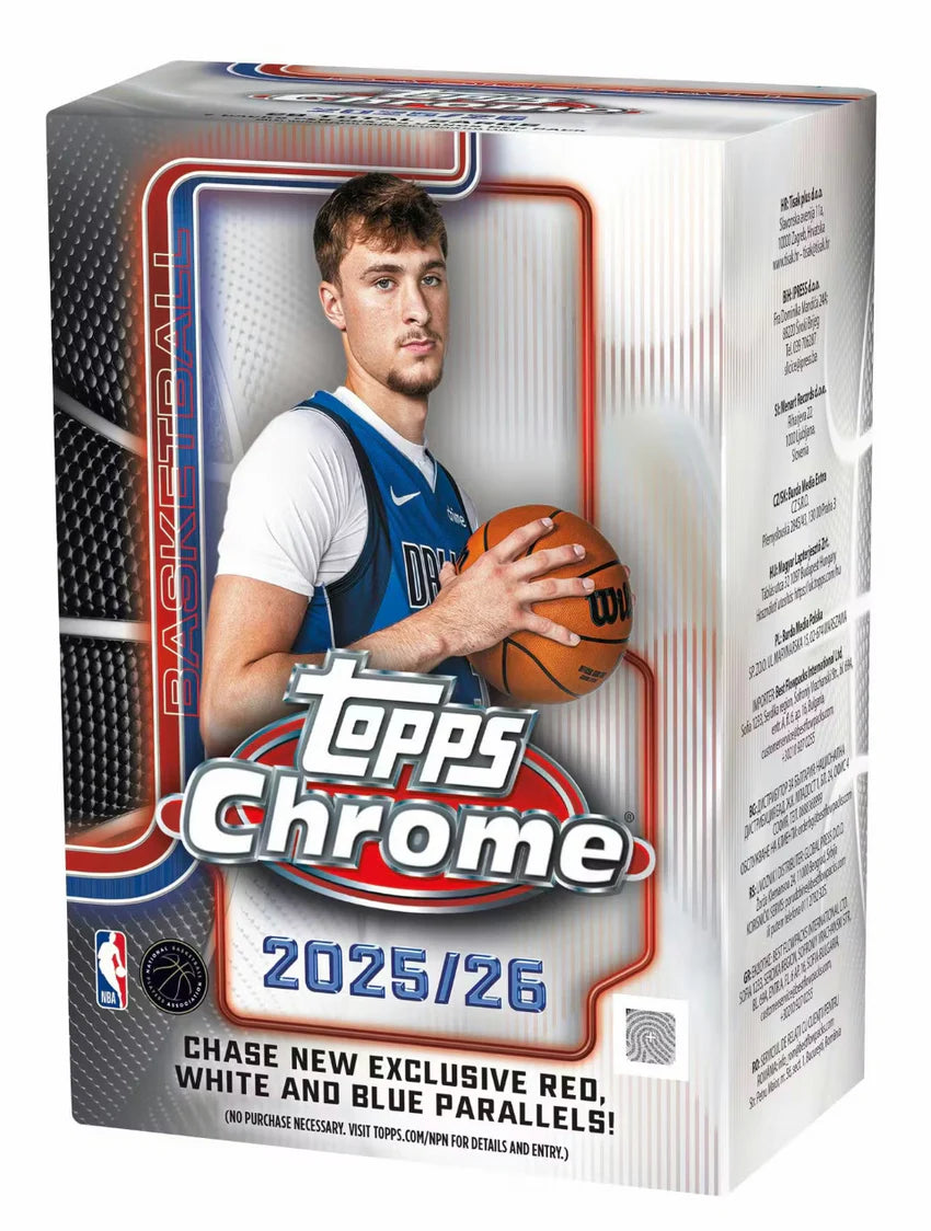 2025-26 Topps Chrome Basketball 7-Pack Blaster Box