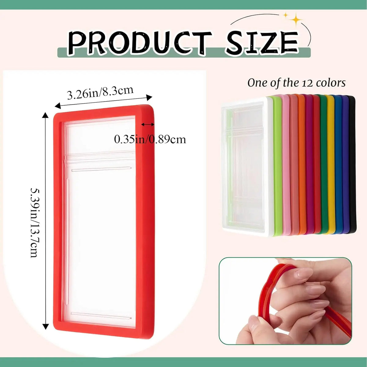 35PT Grade Graded Card Slab Gradient Silicone Bumper Case Guard Protector PSA