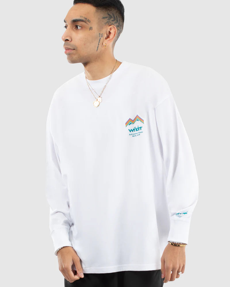 DEPARTURE L/S TEE WHITE