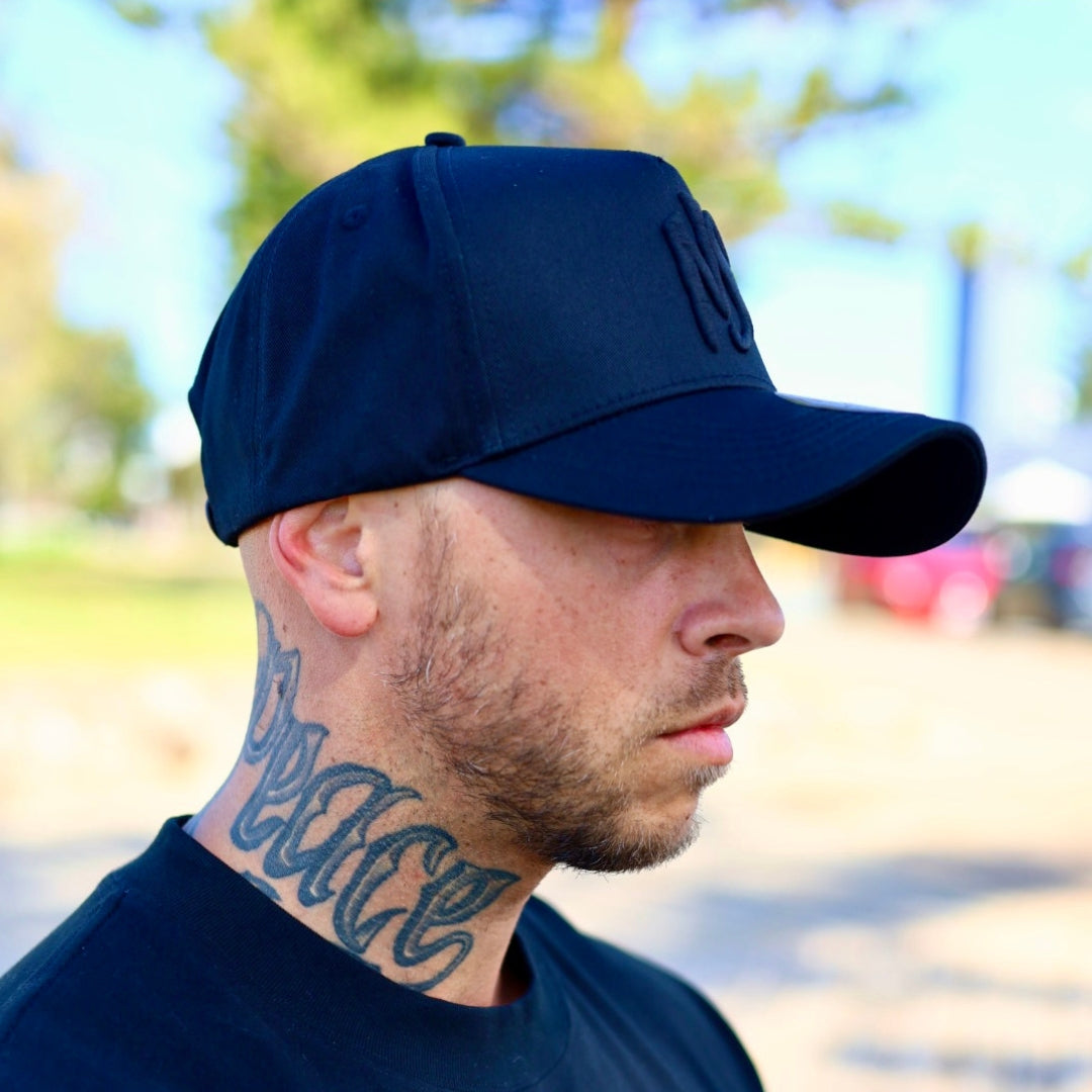 NS All Black Aframe Fit Snapback